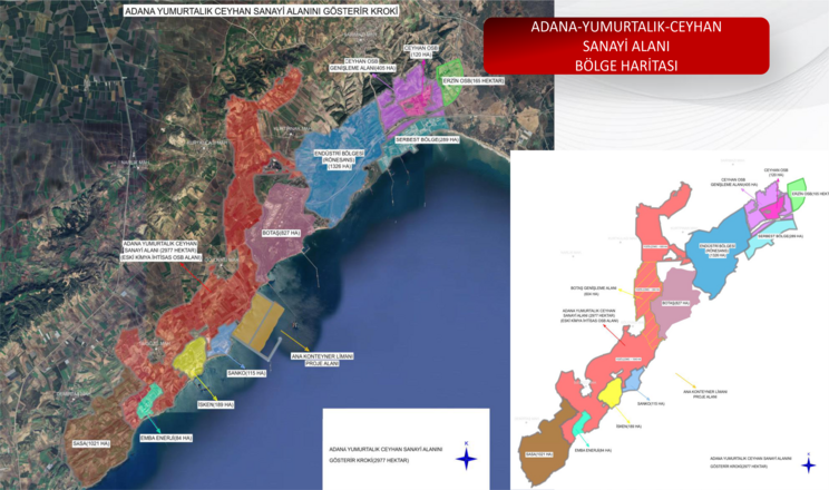 ADANA -CEYHAN -YUMURTALIK SANAYİ ALANI