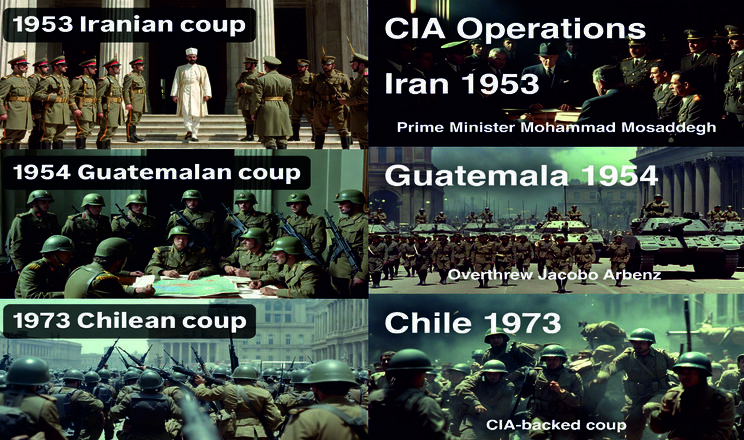 CIA'NİN DARBE YAPTIĞI ÜLKELER