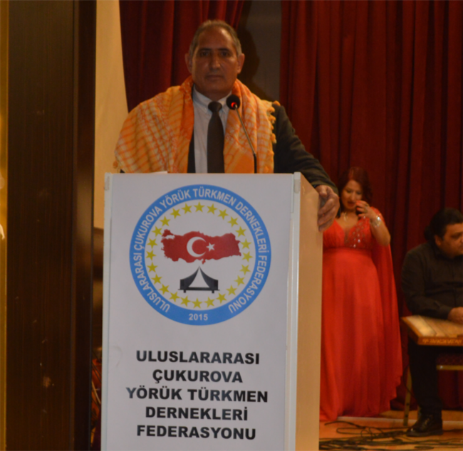 ULUSLARARASI ÇUKUROVA YÖRÜK TÜRKMEN DERNEKLER FEDERASYONU GENEL BAŞKANI MEHMET YILDIRIM