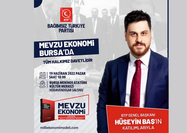 BTP Lideri Hüseyin Baş Bursa'ya Gidiyor