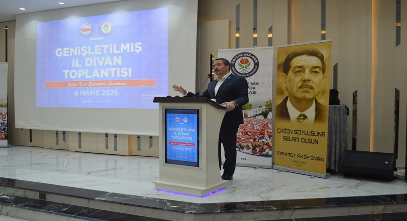 Eğitim-Bir-Sen Adana’da Genişletilmiş İl Divan Toplantısı Düzenledi