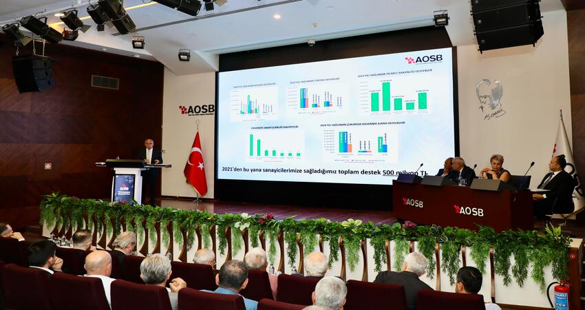 AOSB’de sanayiye Değer Katan Projeler…