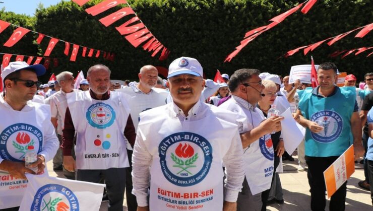 MEMUR-SEN’İN ADANA’DAKİ EYLEMİNE EĞİTİM-BİR-SEN’DEN GÜÇLÜ DESTEK