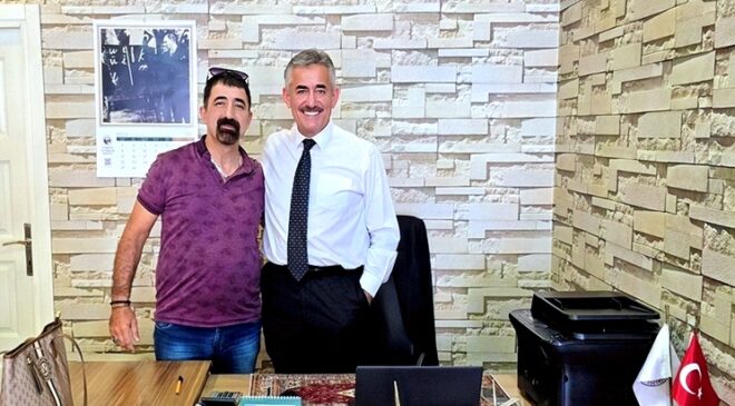 Gazeteci Erkan Çakıllı’dan Metin Kaşıkoğlu’na Ziyaret
