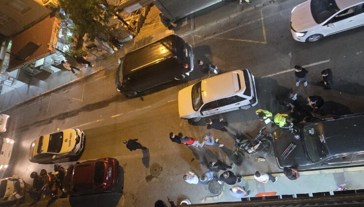 KARABAĞLAR YEŞİLYURT’TA MOTOSİKLET KAZASI: 1 YARALI