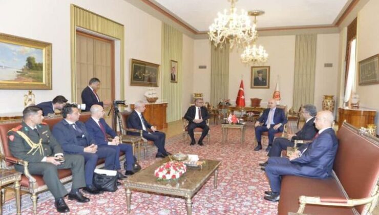 Cumhurbaşkanı Tufan Erhürman’dan İlk Resmi Ziyaret: TBMM’de Kurtulmuş ile Görüştü