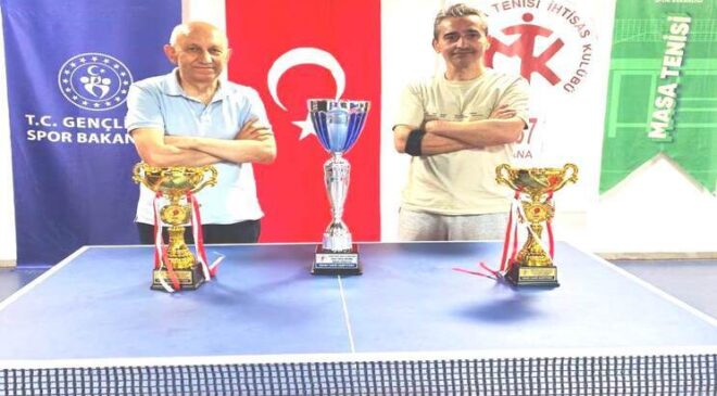 ADANA TARİH YAZDI! ÇİLTAR MASA TENİSİ ÇİFTE KUPA İLE TÜRKİYE’Yİ AVRUPA’YA TAŞIDI!