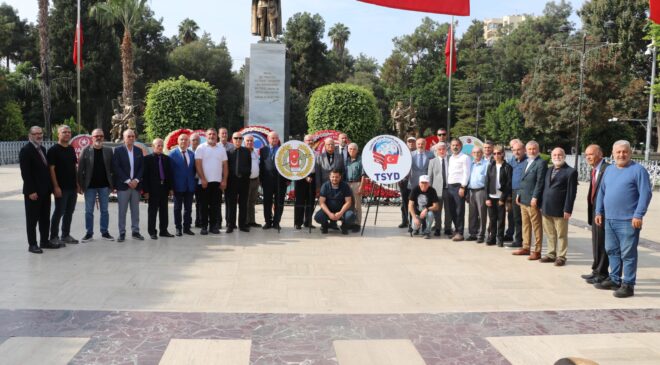 Atatürk aramızdan ayrılışının 87.yıldönümünde ÇGC ve TSYD tarafından anıldı…
