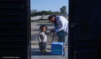 Etiyopya’da UNICEF Destekli Aşı Kampanyası