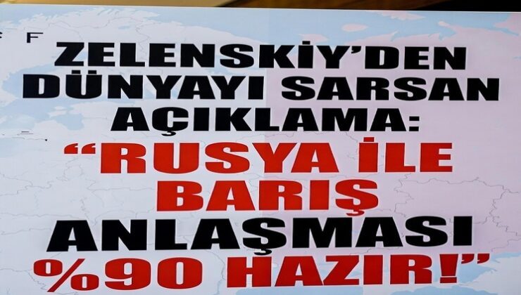 Son Dakika: Zelenskiy’den Tarihi Açıklama: Rusya ile Barış Anlaşması %90 Hazır!