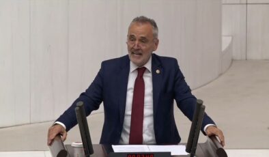 İYİ Parti Edirne Milletvekili Prof. Dr. Mehmet Akalın, Türkiye Büyük Millet Meclisi Genel Kurulu’nda