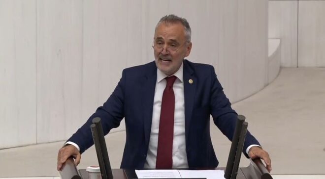 İYİ Parti Edirne Milletvekili Prof. Dr. Mehmet Akalın, Türkiye Büyük Millet Meclisi Genel Kurulu’nda