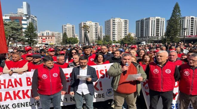 Disk Genel-İş Adana 1 No’lu Şube Basın Açıklaması