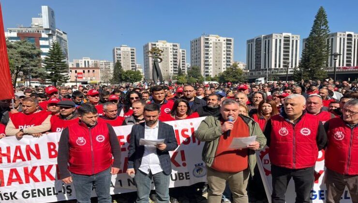 Disk Genel-İş Adana 1 No’lu Şube Basın Açıklaması