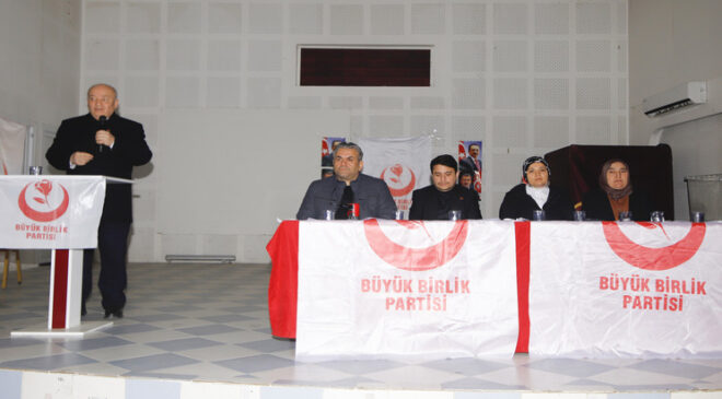 BBP Feke 3. Olağan Kongresi: Adem Karkur Tek Liste ile Güven Tazeledi