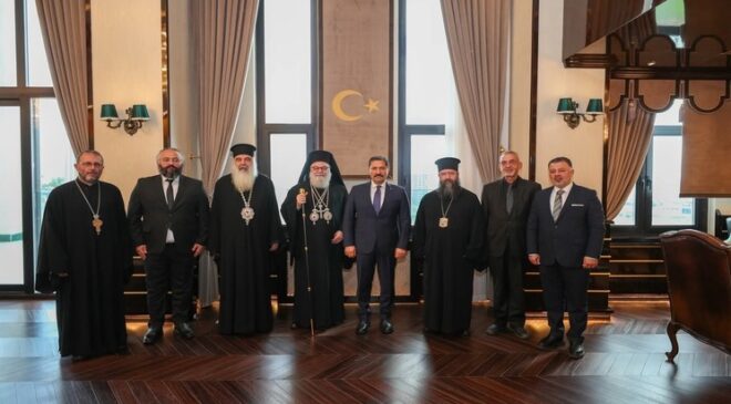 Antakya ve Tüm Doğu Rum Ortodoks Patriği Hatay’da: Vali Masatlı ile Görüştü