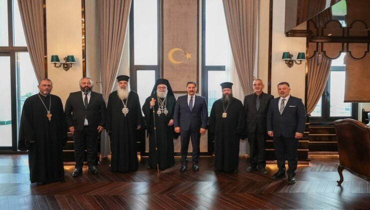 Antakya ve Tüm Doğu Rum Ortodoks Patriği Hatay’da: Vali Masatlı ile Görüştü