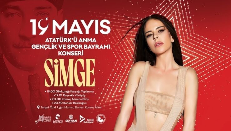 Çukurova Belediyesi 19 Mayıs Etkinlikleri ve Simge Konseri Detayları