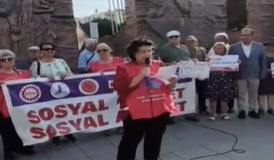 Emeklilerden Karabağlar’da Geçim ve Savaş Politikalarına Tepki