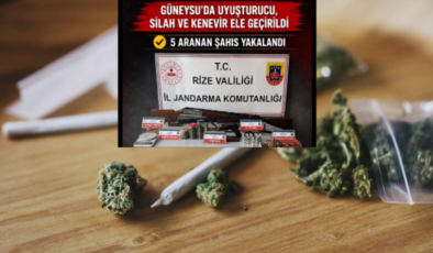 Rize’de dev jandarma operasyonu