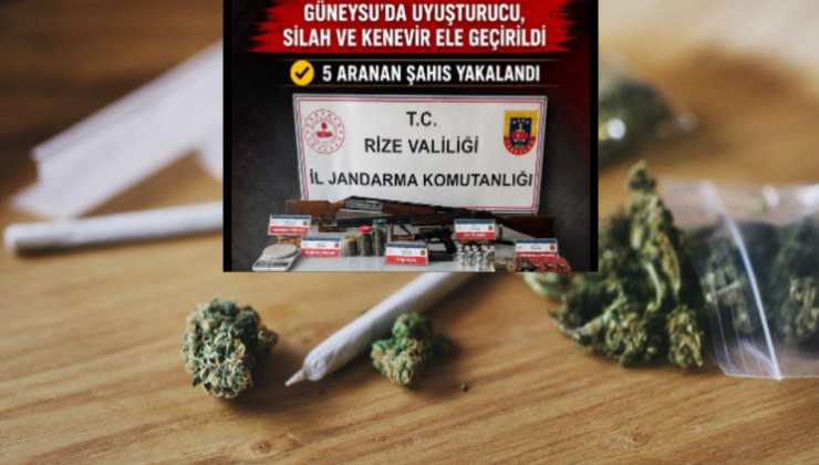 Rize’de dev jandarma operasyonu