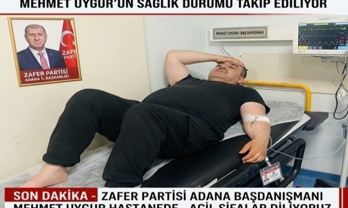 MEHMET UYGUR HASTANEYE KALDIRILDI