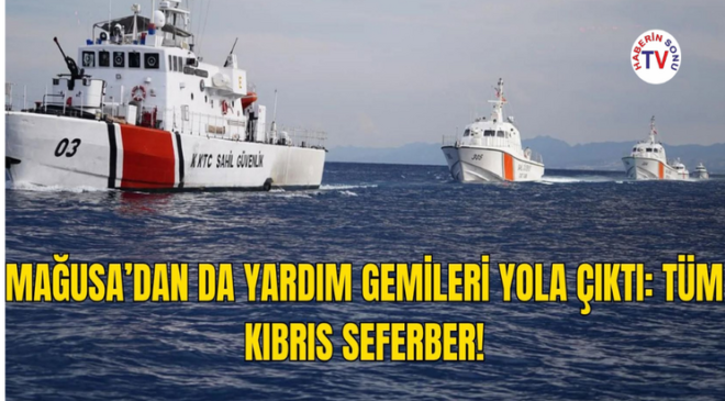 Girne Açıklarında Gemi Faciası