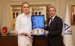 ÖMER ÇELİK’TEN YÜREĞİR BELEDİYE BAŞKAN VEKİLİ TARIK ÖZÜNAL’A ZİYARET