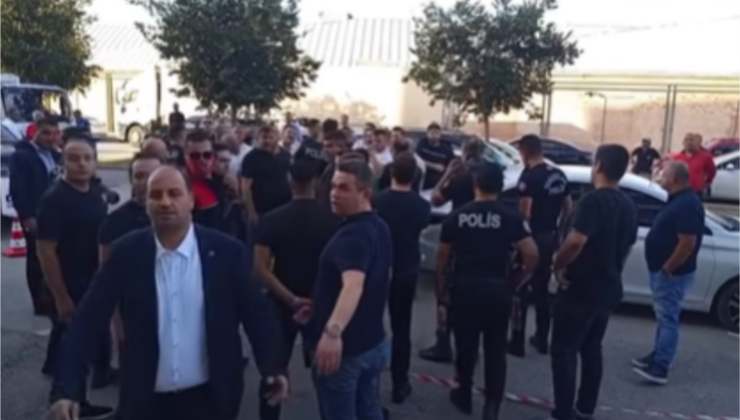 ATO Binası Önünde Gergin Anlar