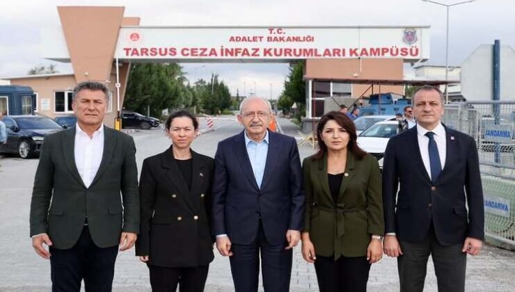 Kılıçdaroğlu Tarsus Cezaevi’nde Vahap Seçer ve Özyiğit’i Ziyaret Etti