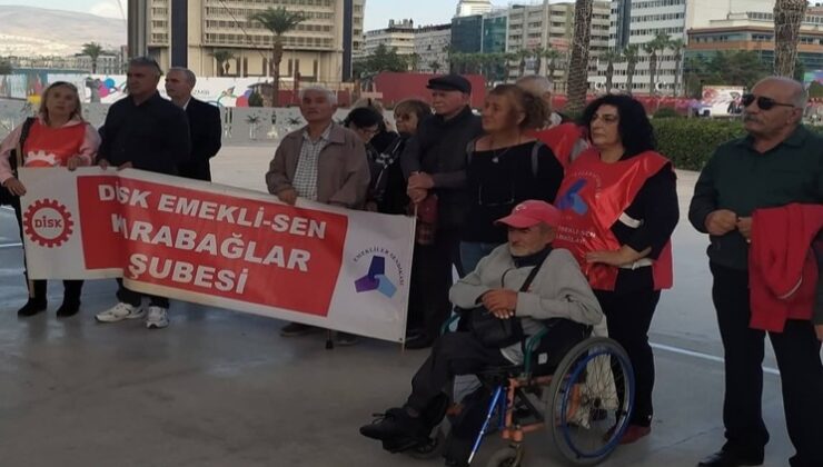 İZMİR’DE EMEKLİLERDEN SERT TEPKİ: “HALKIN SESİNE KAYYUM ATANAMAZ!”