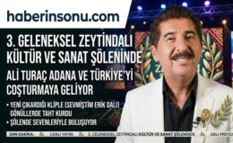 Ali Turaç Adana’da Sahne Alıyor! 3. Zeytindalı Kültür ve Sanat Şöleni’nde Dev Konser